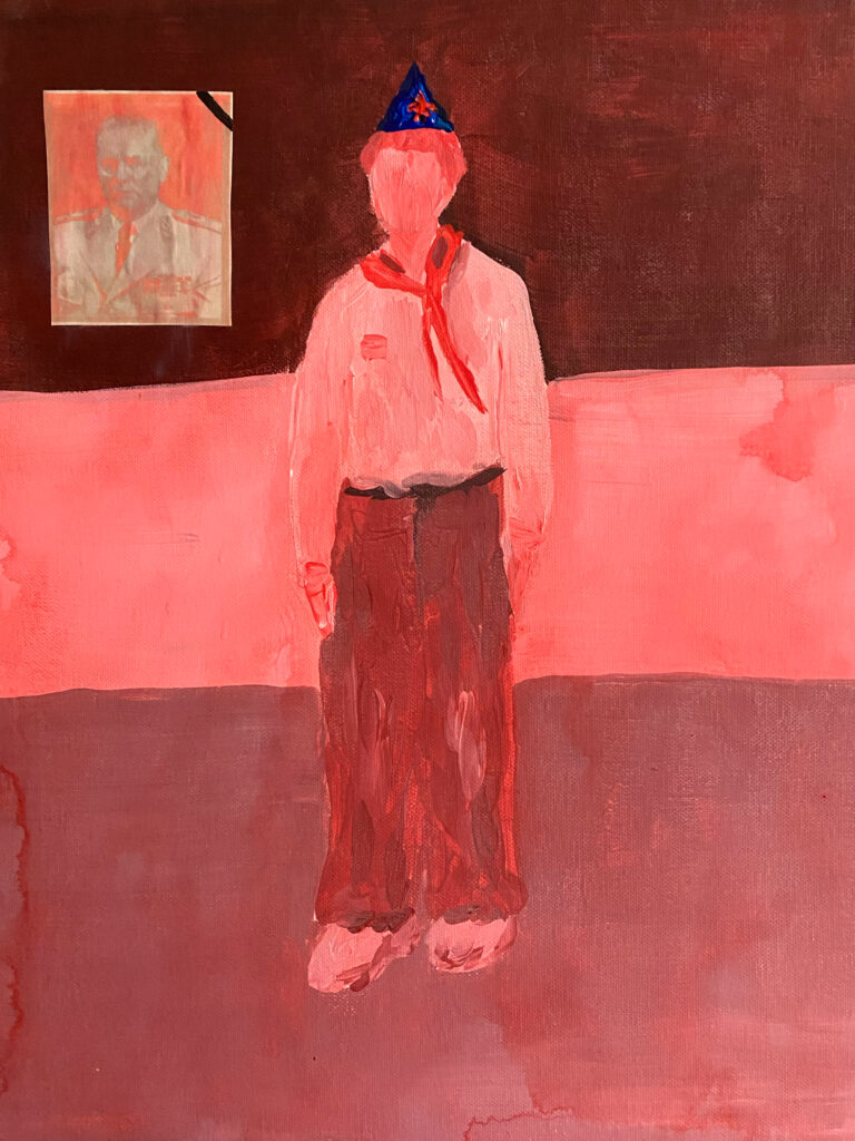Pionier 2025 50 x 40cm Acryl auf Leinwand
